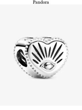 PANDORA All-Seeing Eye & Heart Charm